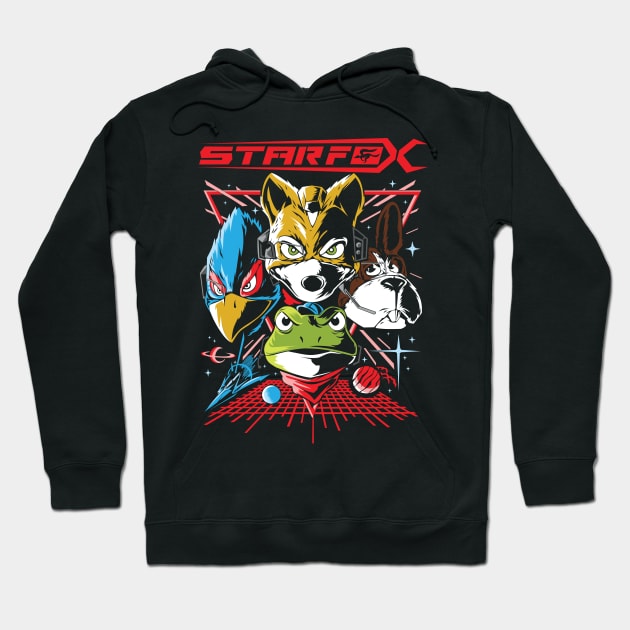 Star Shooters Hoodie by seanartzy